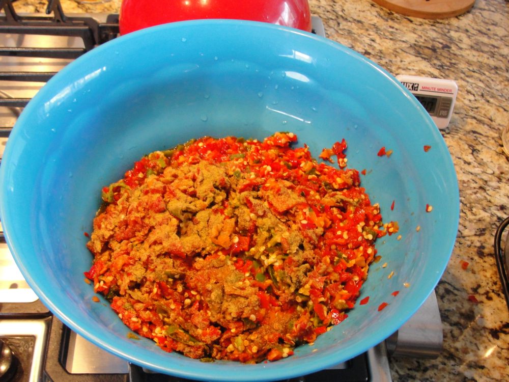 Keep handy Chopped peppers Cook Like A Man!